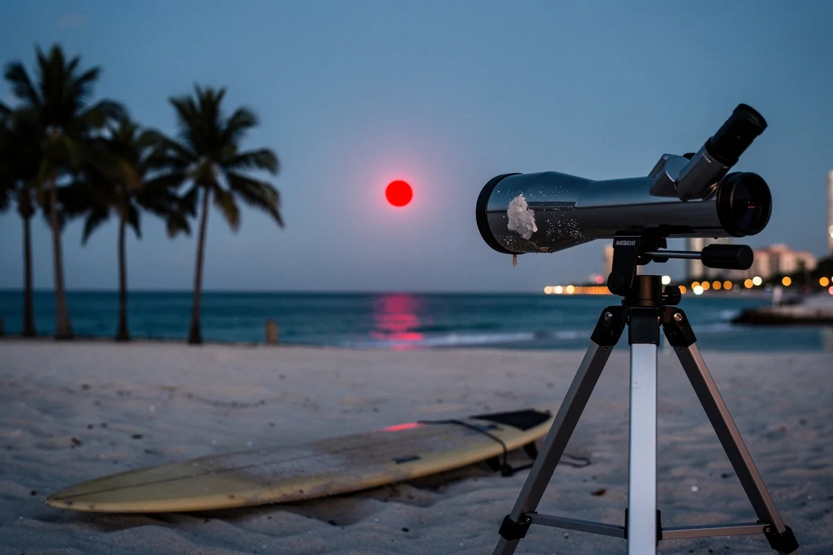 Florida krijgt een bloedrode maanshow: zo laat begint de totale maansverduistering van 2026