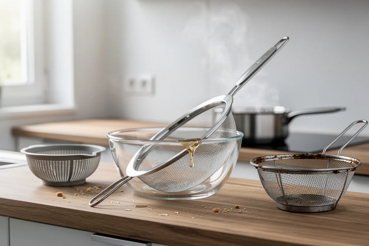 Geen plastic of dun metaal: wat is het beste materiaal voor een keukenzeef?