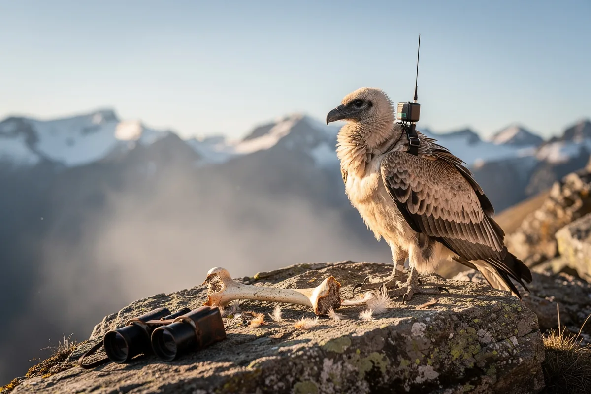 Na 100 jaar stilte: eerste wilde lammergier-kuiken in Spanje breekt een dodelijke trend