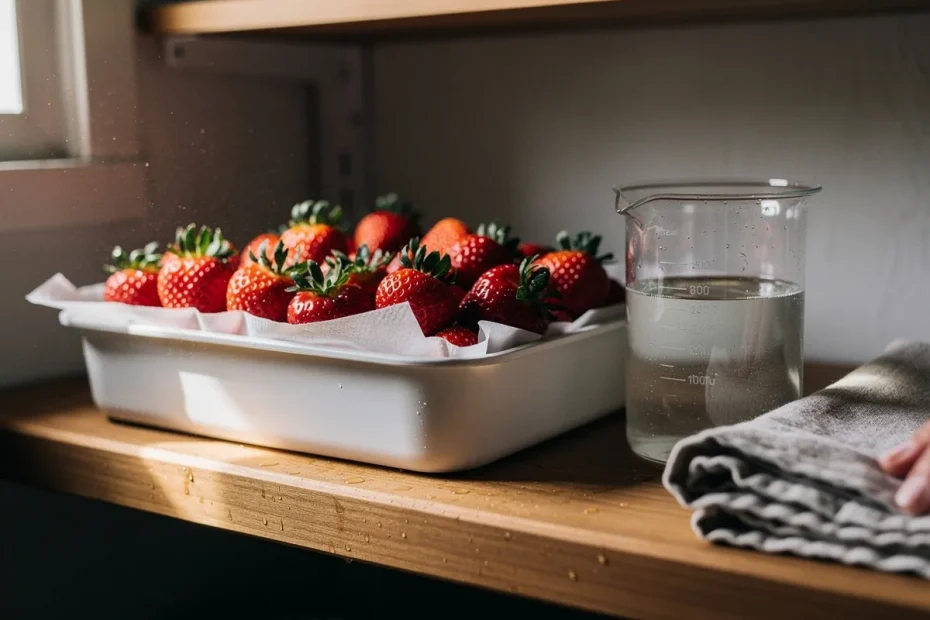 Niet in de koelkast of fruitschaal: de beste plek om aardbeien te bewaren zodat ze niet gaan rotten