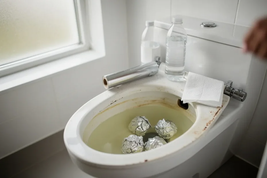 Waarom leggen mensen nu plots aluminiumfolie in het toilet? De bizarre truc uitgelegd